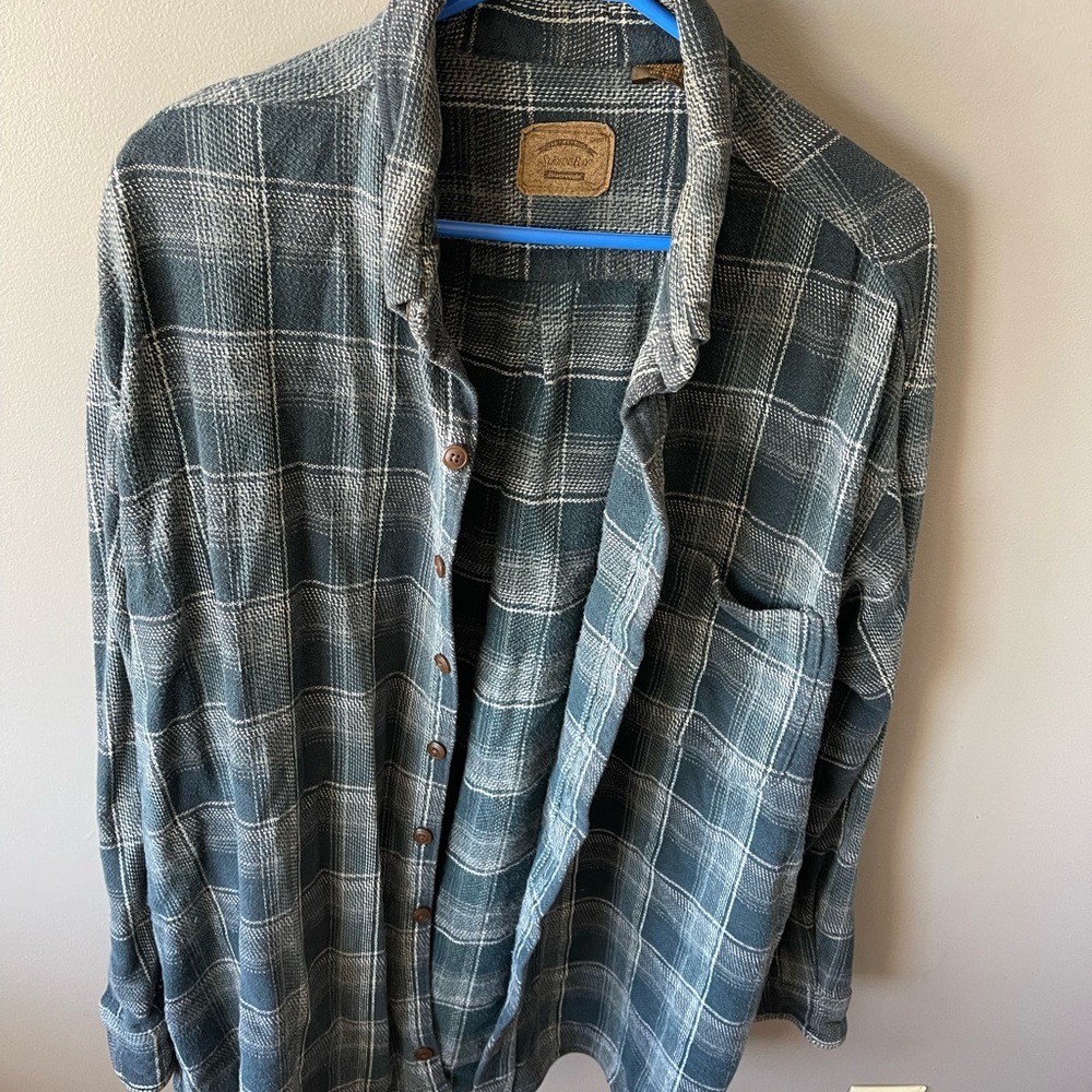 Thick cotton button down for men